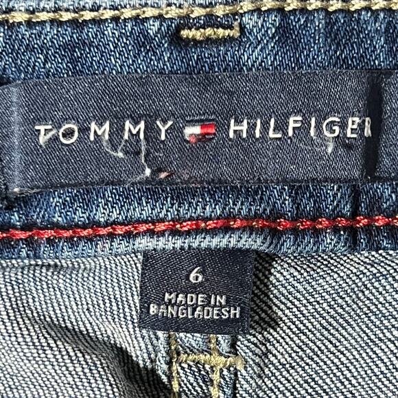 TOMMY HILFIGER JEANS WOMENS SIZE 6 FLEX CLASSIC STRAIGHT LEG ANKLE STRETCH - Picture 5 of 12